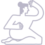 Illustration "nach vorne schauen"